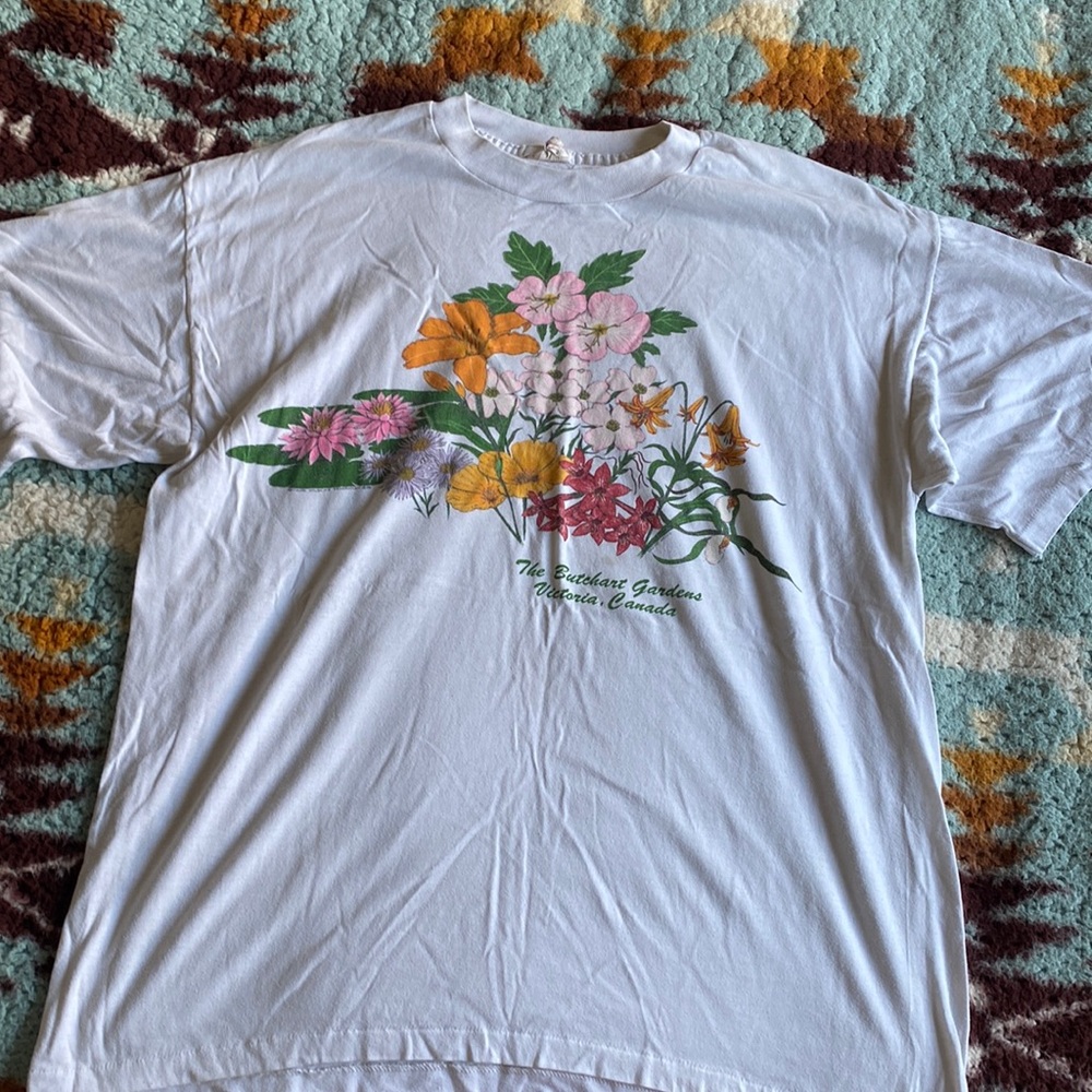 1986 Harlequin nature graphics Butchart gardens Victoria Canada